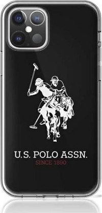 Изображение U.S. Polo Assn US Polo USHCP12STPUHRBK iPhone 12 mini 5,4" czarny/black Shiny Big Logo