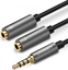 Picture of Kabel Ugreen Jack 3.5mm - Jack 3.5mm x2 czarny (30619)