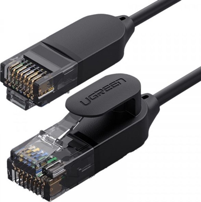 Picture of Ugreen Ugreen kabel przewód internetowy sieciowy Ethernet patchcord RJ45 Cat 6A UTP 1000Mbps 1 m czarny (70332) uniwersalny (58914-uniw) - 58914-uniw