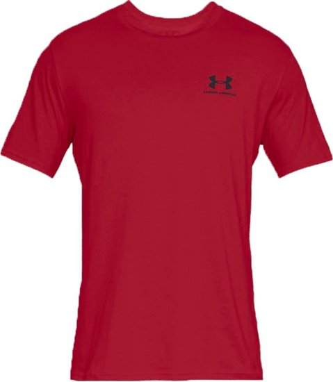 Изображение Under Armour Koszulka męska Sportstyle Left Chest SS czerwona r. XL (1326799-600)