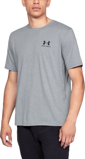 Изображение Under Armour Koszulka męska Sportstyle Left Chest SS szara r. L (1326799036)