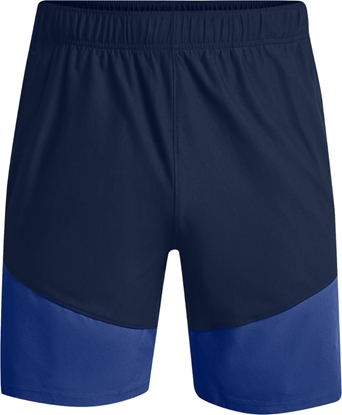 Изображение Under Armour Under Armour Knit Woven Hybrid Shorts 1366167-408 Granatowe L