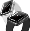 Attēls no Uniq Etui UNIQ Glase Apple Watch 7 45mm przezroczysty-dymny/clear-smoke [2 PACK]