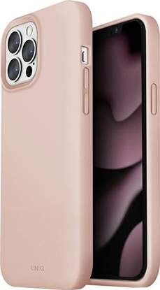 Attēls no Uniq Etui UNIQ Lino Apple iPhone 13 Pro różowy/blush pink