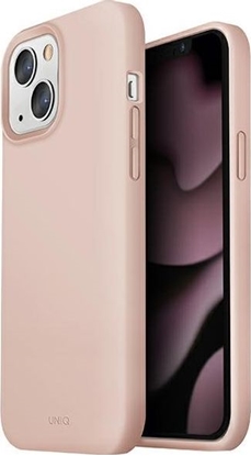 Attēls no Uniq Etui UNIQ Lino Apple iPhone 13 różowy/blush pink