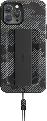 Attēls no Uniq UNIQ etui Heldro iPhone 12 Pro Max 6,7" czarny moro/charcoal camo Antimicrobial