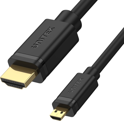 Picture of Kabel Unitek HDMI Micro - HDMI 2m czarny (Y-C182)