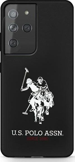 Picture of US POLO US Polo USHCS21LSLHRBK S21 Ultra G998 czarny/black Silicone Logo