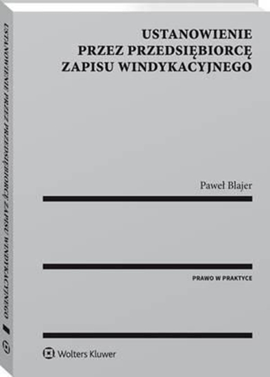 Изображение Ustanowienie przez przedsiębiorcę zapisu windykac.