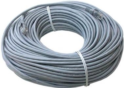 Picture of UTP patchcord, Cat.5e, RJ45 M/50m, nieekranowany, szary