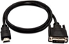 Изображение V7 Black Video Cable HDMI Male to DVI-D Male 1m 3.3ft