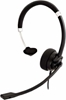 Picture of V7 Deluxe Mono Headset, USB, boom mic, Adjustable Headband for PC, Mac, Laptop Computer, Chromebook, Black