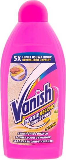 Изображение Vanish Szampon do dywanów i tapicerki do prania ręcznego Cytrynowy 3w1 500 ml