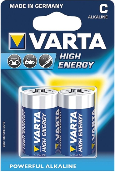 Изображение Varta Bateria High Energy C / R14 2 szt.