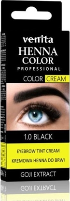 Изображение Venita VENITA_Henna Color Professtional kremowa henna do brwi 1.0 Black 30g