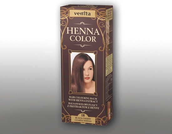 Изображение Venita Ziołowe Balsamy Henna Color 18 Czarna wiśnia 75ml