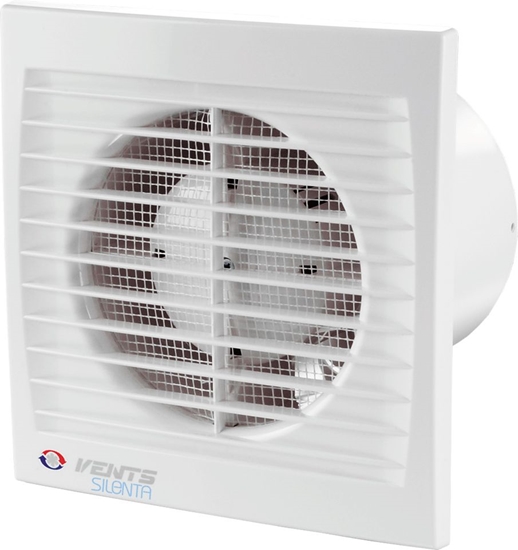 Изображение Vents Wentylator osiowy fi 125 9,3W 31dB łożyska kulkowe biały (125SILENTA-SL)