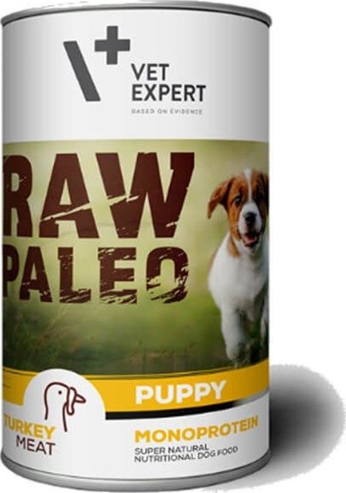 Picture of VetExpert Vetexpert RAW PALEO puppy turkey 400g - indyk puszka