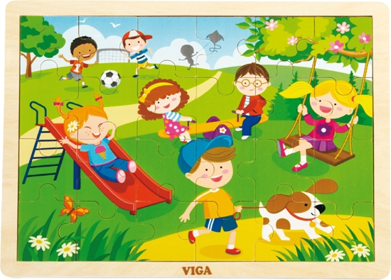 Изображение Viga Puzzle Cztery Pory Roku - Wiosna (1843, Viga)