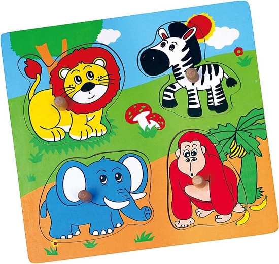 Изображение Viga Puzzle Niespodzianka - Zoo (0932, Viga)