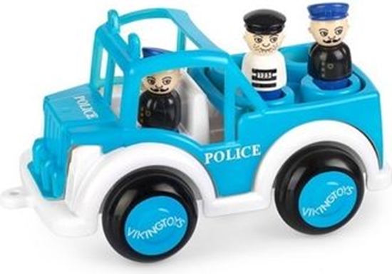 Изображение Viking Toys Pojazd Jeep Policja z Figurkami Jumbo (045-1269)