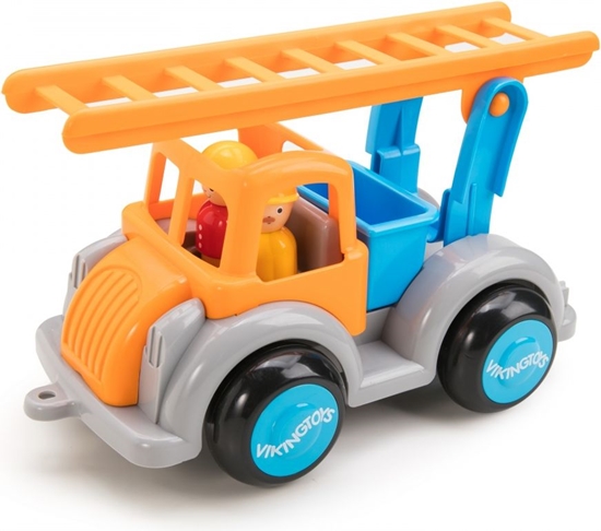 Изображение Viking Toys Straż pożarna z figurkami Jumbo Fun Colors pomarańczowa