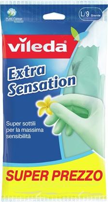 Picture of Vileda Rękawice Vileda Extra Sensation "L"