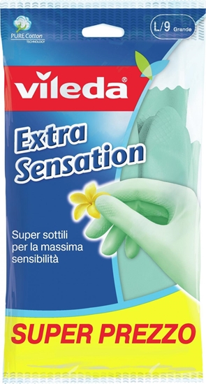 Изображение Vileda Rękawice Vileda Extra Sensation "L"