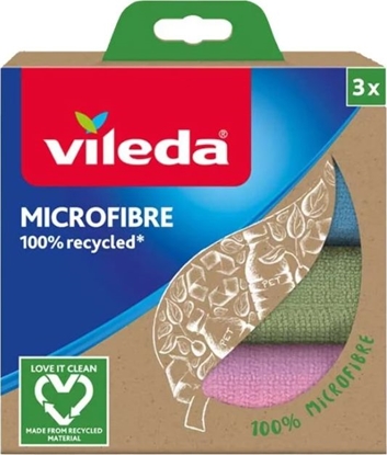 Изображение Vileda Ściereczki Vileda Mikrofibra 100% Recycled 3 szt.