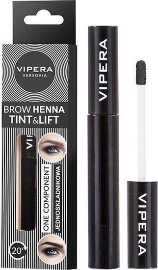 Picture of Vipera VIPERA_Henna TINT LIFT jednoskładnikowa henna do brwi Ciemny Brąz 5ml