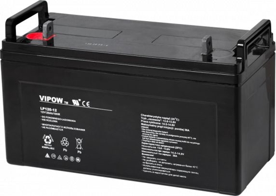 Изображение Vipow Akumulator żelowy Vipow 12 V / 120 Ah