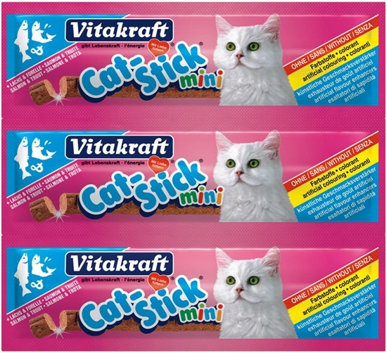 Изображение Vitakraft CAT STICK MINI ŁOSOŚ+PSTRĄG