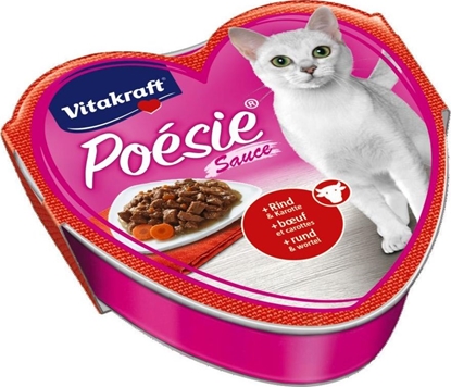 Изображение Vitakraft Vitakraft Poesie sos wołowina z marchewką tacka 85g