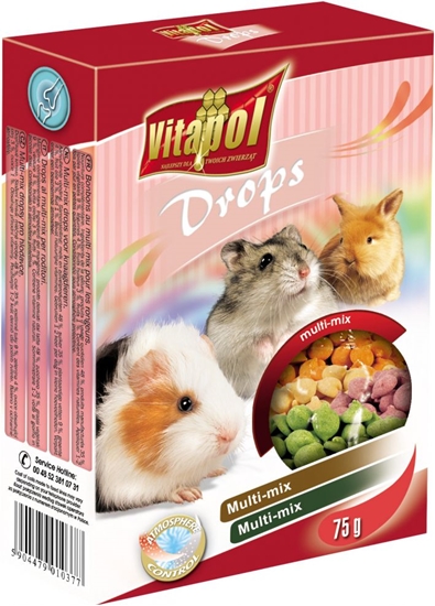 Изображение Vitapol DROPSY DLA GRYZONI MIX 75g