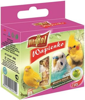 Attēls no Vitapol Kostka wapienna jabłkowa dla ptaków Vitapol 35g