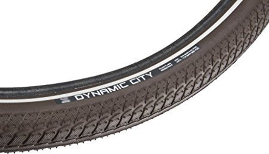 Изображение Vredestein Opona trekking DYNAMIC CITY 26x1.75 (47-559) drut wkładka antyprzebiciowa refleks brązowa (VRD-26630)