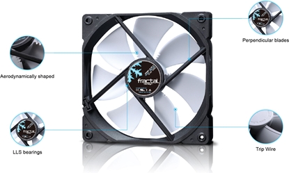 Attēls no Wentylator Fractal Design X2 GP-12 White (FD-FAN-DYN-X2-GP12-WT)