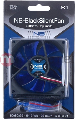 Attēls no Wentylator Noiseblocker BlackSilent Fan X1 (ITR-X-1)