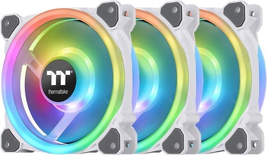 Изображение Wentylator Thermaltake Riing Trio 12 RGB 3-pack + Hub (CL-F126-PL12SW-A)