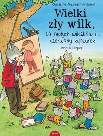 Picture of Wielki zły wilk 14 małych wilczków i czerwony..