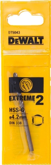 Picture of Wiertło Dewalt HSS walcowe 4,2mm  (DT5043-QZ)