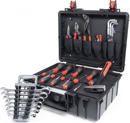 Attēls no Wiha 9300-71402 Tool Case Basic Set L mechanic 46-pcs.