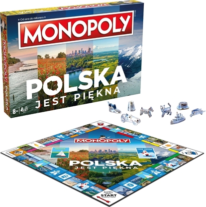 Изображение Winning Moves Gra planszowa Monopoly Polska jest piękna 2022