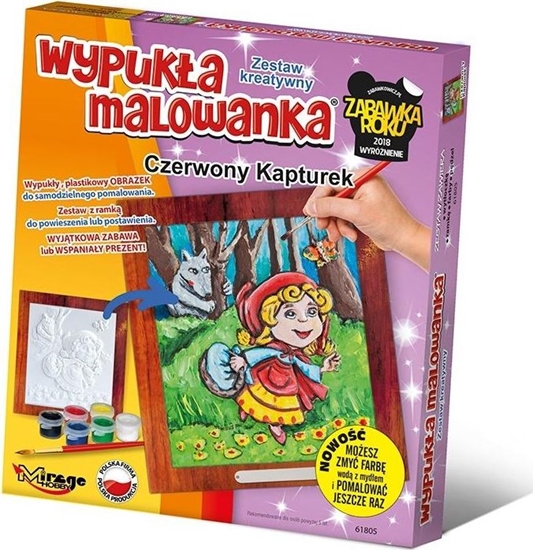 Picture of Wypukła malowanka Bajka Czerwony kapturek