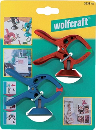 Изображение Wolfcraft Ścisk sprężynowy MicroFix 30mm 2szt. (3638100)