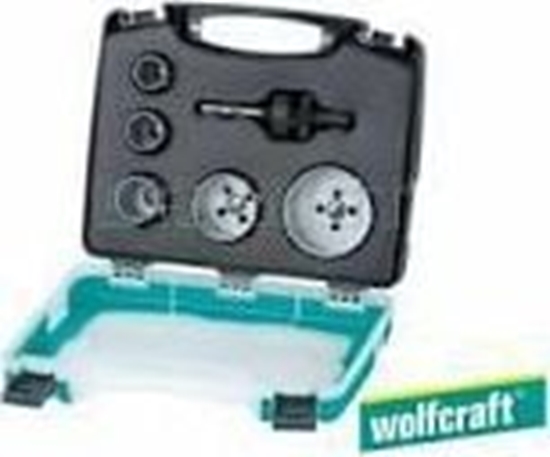 Изображение Wolfcraft Zestaw otwornic BiM 20-68 mm Wolfcraft - instalacje elektryczne i sanitarne