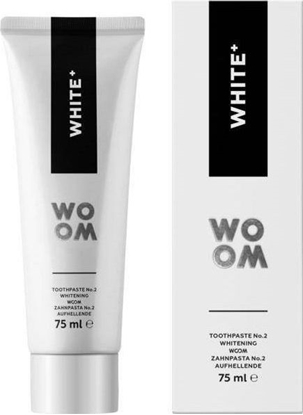 Attēls no Woom White+ wybielająca pasta do zębów odświeżająca oddech 75ml