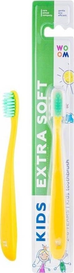 Изображение Woom Woom Kids Extra Soft Toothbrush bardzo delikatna szczoteczka do zębów dla dzieci 2-6 Years