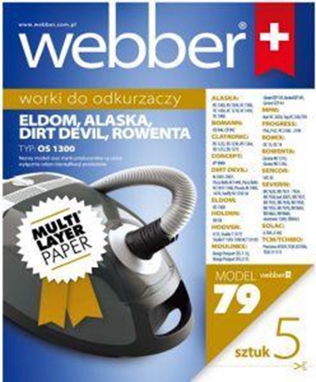 Picture of Worek do odkurzacza Webber WORKI WEBBER DO OS 1300 ELDOM WORKI OS1300
