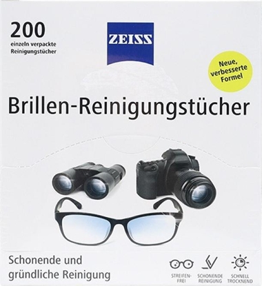Picture of Zeiss Chusteczki do czyszczenia okularów i wyświetlaczy 200 szt.